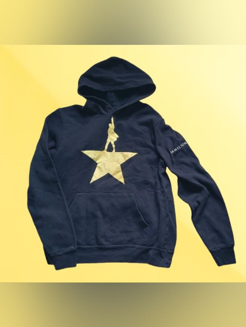 Creative Goods HAMILTON musical Star Design Hoodie ☆•USED CONDITION•☆, M  SIZE